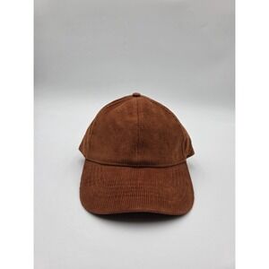 Corduroy Baseball Cap Saddle Brown Unstructured Dad‎ Hat Adjustable Strap
